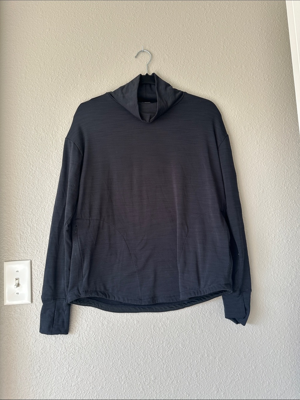 Eddie Bauer Black Turtleneck Pullover Sweater